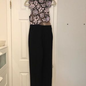 Self-portrait lilac lace jumpsuit